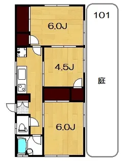 クリーンハイツ【1階】の間取り