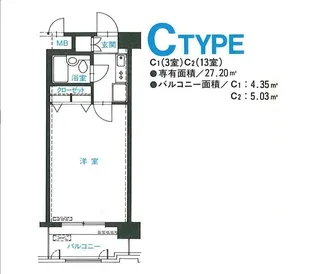 エグゼクティブ上杉【4階】の間取り