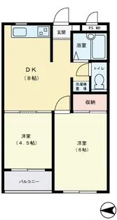 東京都江東区南砂2【マンション】の間取り
