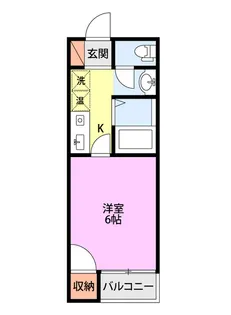 上所グリーンタウンC棟【2階】の間取り