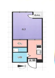 三軒茶屋ゴールデンビル【3階】の間取り