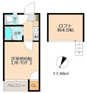 マイライフ・千代【1階】の間取り