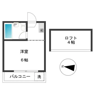 メゾン好日【2階】の間取り