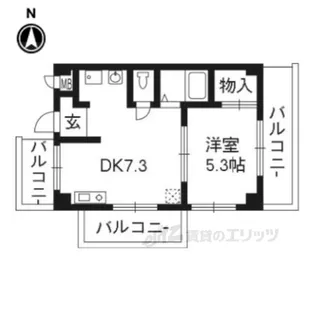 M’プラザ大住参番館【5階】の間取り