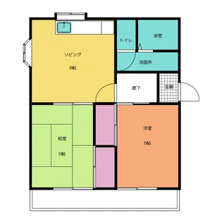朝日ハイツ2【2階】の間取り