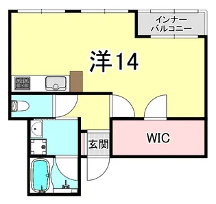 ジョイフル福田【3階】の間取り