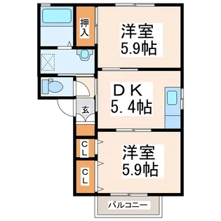 ウイングコートT・M【2階】の間取り