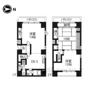 ルネ河原町【8階】の間取り