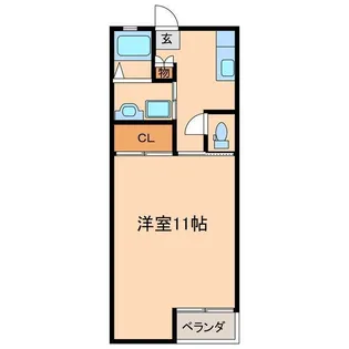 パロスおじま【1階】の間取り