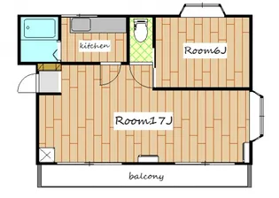 センチュリー21 別館【2階】の間取り