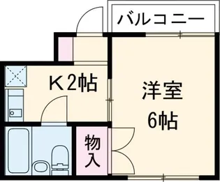 コーポサニー【1階】の間取り