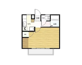 コーポヤマキ【1階】の間取り