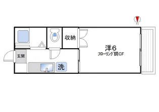 第3三池ビル【4階】の間取り