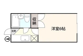 ラ・ネージュ上越【1階】の間取り