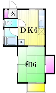 土田ハイツ【2階】の間取り