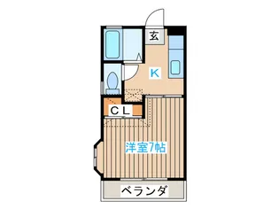 ラ・ポール【2階】の間取り