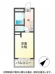 ヴェルディ西観音町【4階】の間取り