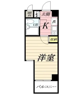 神奈川県平塚市宝町【マンション】の間取り