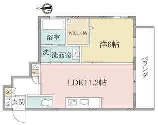 (シニア限定)へーベルヴィレッジ立川昭和記念公園~グラン・シャリオ2昭【2階】の間取り