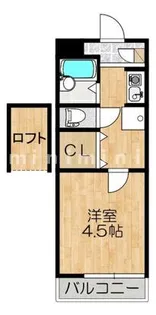 熊本県熊本市中央区南熊本4【マンション】の間取り