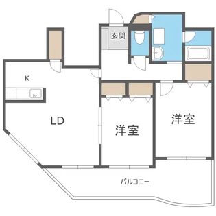 ツインパレスイースト【4階】の間取り
