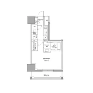 ザ・パークハビオ南大井【4階】の間取り