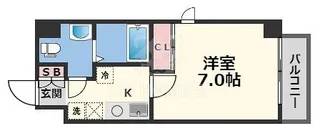 大阪府大阪市都島区東野田町4【マンション】の間取り
