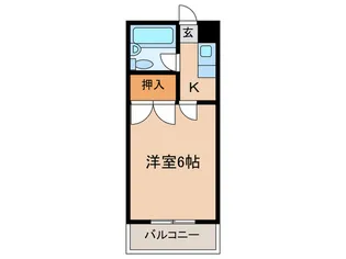 サンハイツ仲田【2階】の間取り