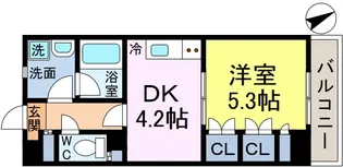カワノマンション新小岩【7階】の間取り