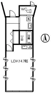 NK堤下ビル【3階】の間取り