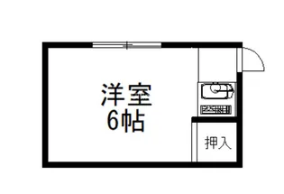 清風荘【1階】の間取り