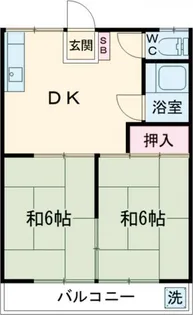 新倉コーポ【2階】の間取り