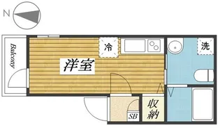 Sha l om大久保【3階】の間取り