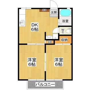 サンハイツI【2階】の間取り