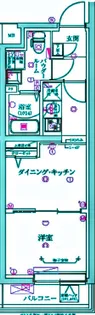 レガリス武蔵小山【4階】の間取り