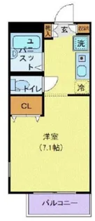 パステルハイツ 厚木【1階】の間取り