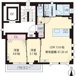 セイワ レジデンス【5階】の間取り