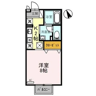 ヴィラ歌島【1階】の間取り