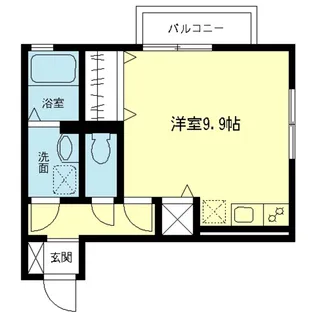 ベルジュ仲野町【2階】の間取り