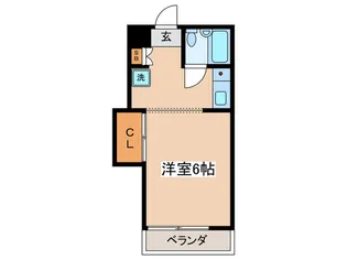 第2西山ハイツ【2階】の間取り