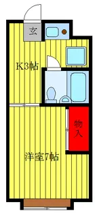 メゾンドールS【3階】の間取り