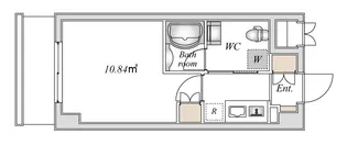エスティメゾン登戸【3階】の間取り