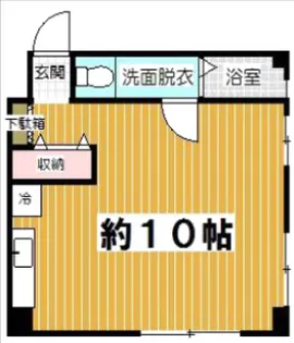 1Rの間取り画像