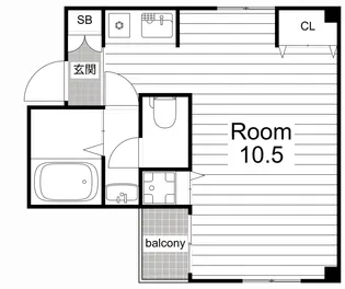 大阪府大阪市旭区新森1【マンション】の間取り