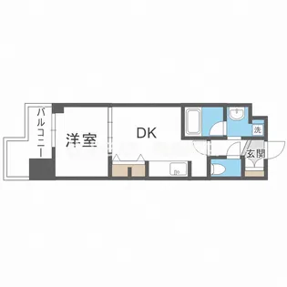 大阪府大阪市西区南堀江2【マンション】の間取り