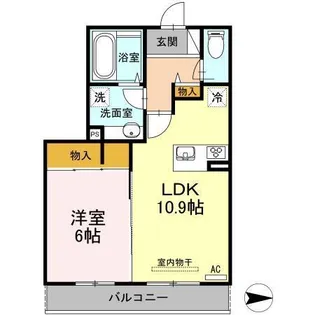 セジュールAsami【1階】の間取り