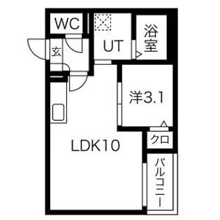 Jack kanseiIII【2階】の間取り