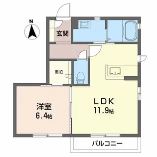 イノセントSIII【1階】の間取り