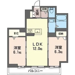 K-プレイスI【3階】の間取り