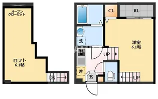 MODERAN PALAZZO西諫早駅【2階】の間取り
